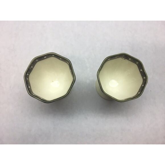 VINTAGE Coalport CHINA Indian Tree Pattern SET OF TWO Egg Cups ROUND Base - Picture 2 of 8